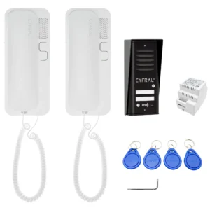 ZESTAW DOMOFONOWY COSMO CZARNY